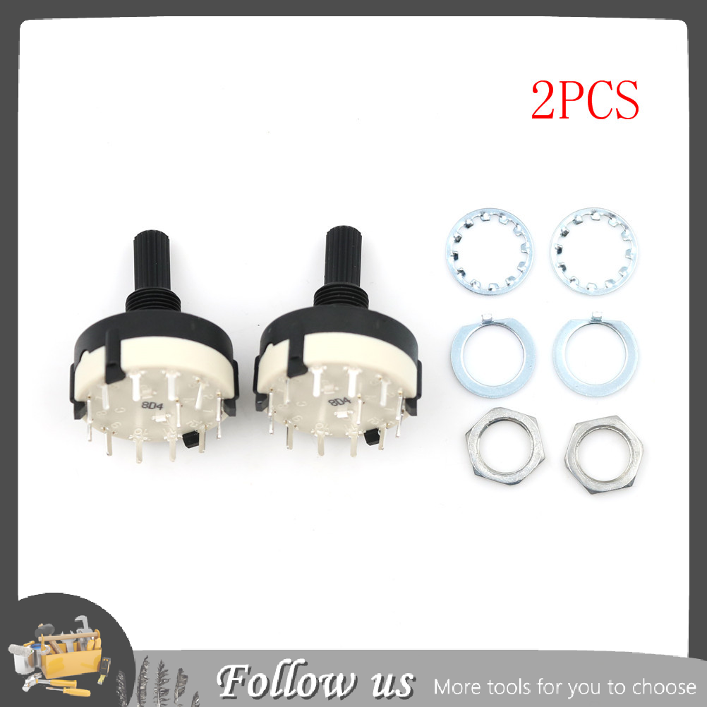 2 chiếc công tắc chọn kênh xoay băng tần 12 Dải có thể lựa chọn rs26 1 cực