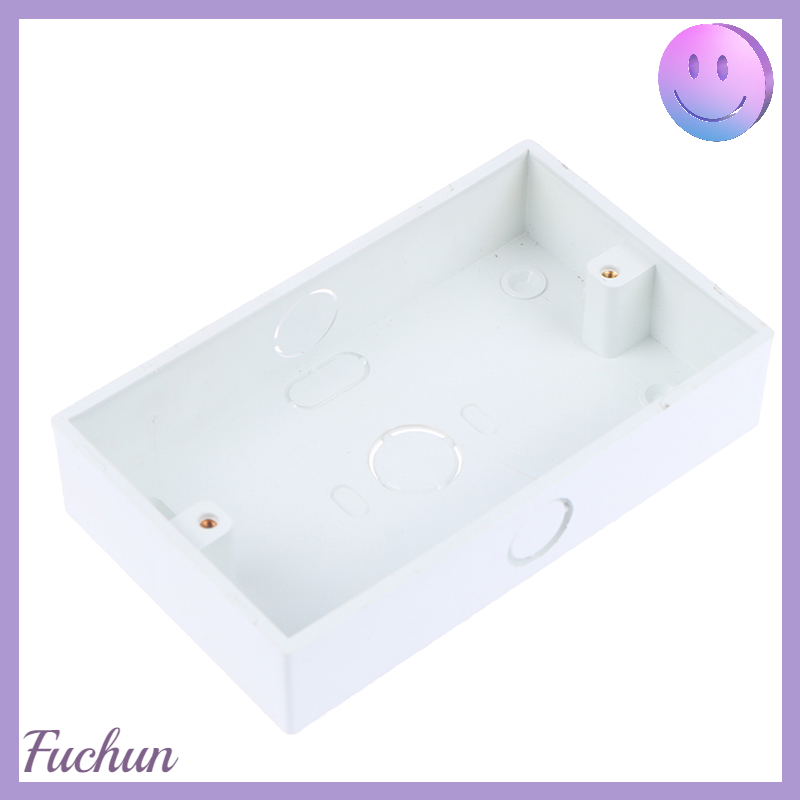 1PCS 146*86mm Wall Switch Plastic Wall Socket Cassette Outer Wall Junction Box