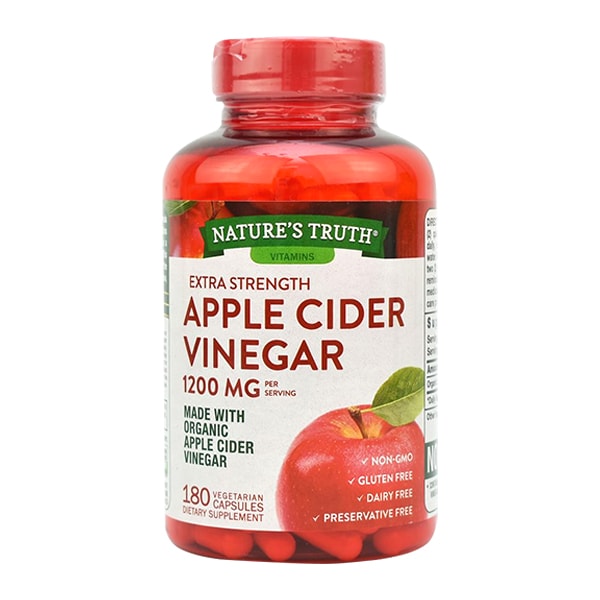 Viên uống giấm táo giảm cân Nature s Truth Apple Cider Vinegar 1200mg 180 viên thumbnail