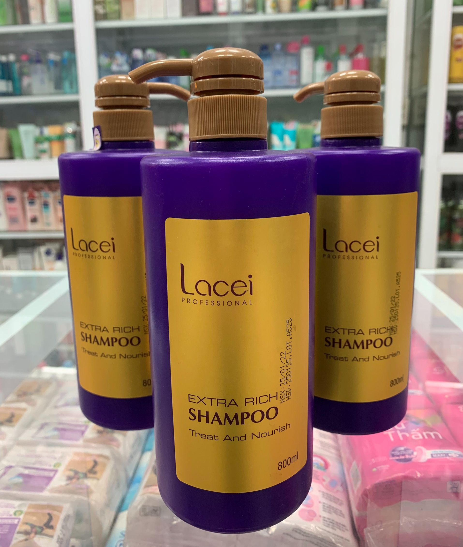 Dầu gội lacei 800ml chai khổng lồ