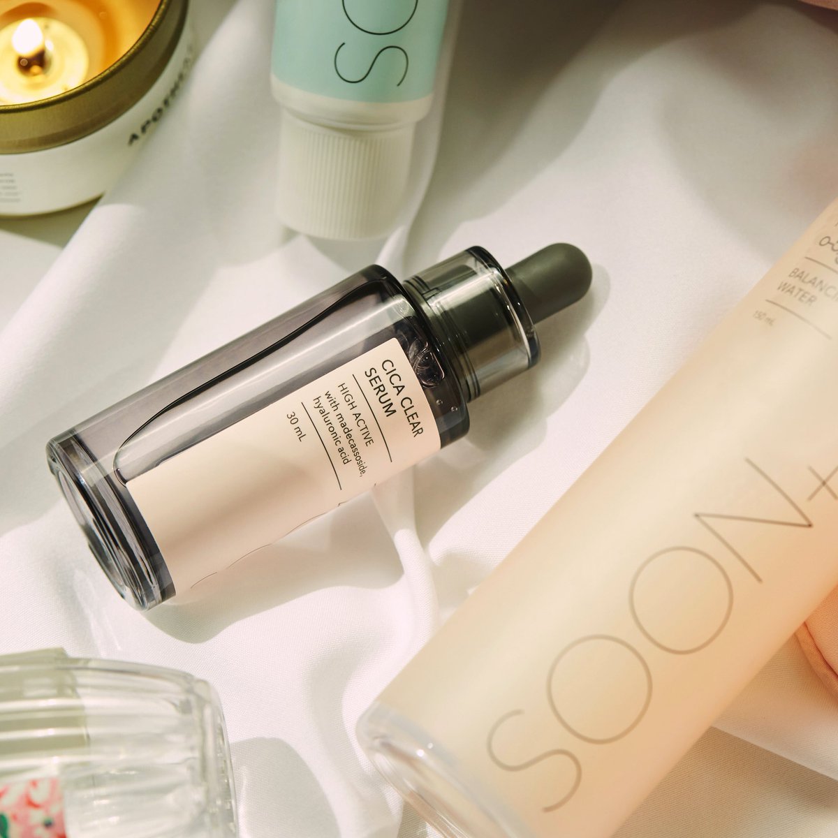 (HSD: 05/2023) Tinh Chất Serum Cấp Ẩm SOON+ High Active Cica Clear Serum 30ml