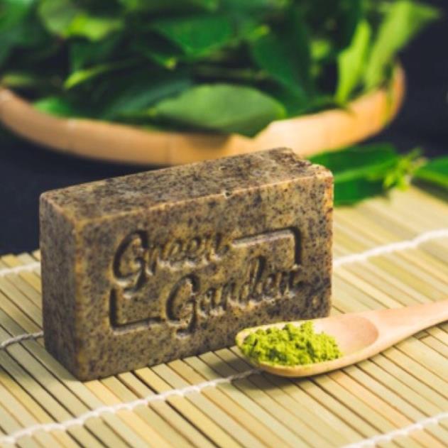 (2023) 100gr xà phòng handmade matcha Greengarden (Green Garden Matcha Soap)
