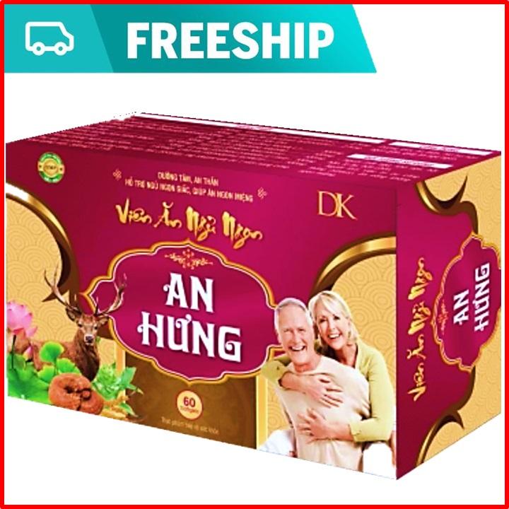 Viên Ăn Ngủ Ngon Đông Trùng Hạ Thảo, Linh Chi- Giúp Dưỡng Tâm An Thần, Hỗ Trợ Ăn Ngon, Ngủ Ngon Giấc- Lọ 60 Viên - Ăn Ngủ Ngon Mẫu lọ