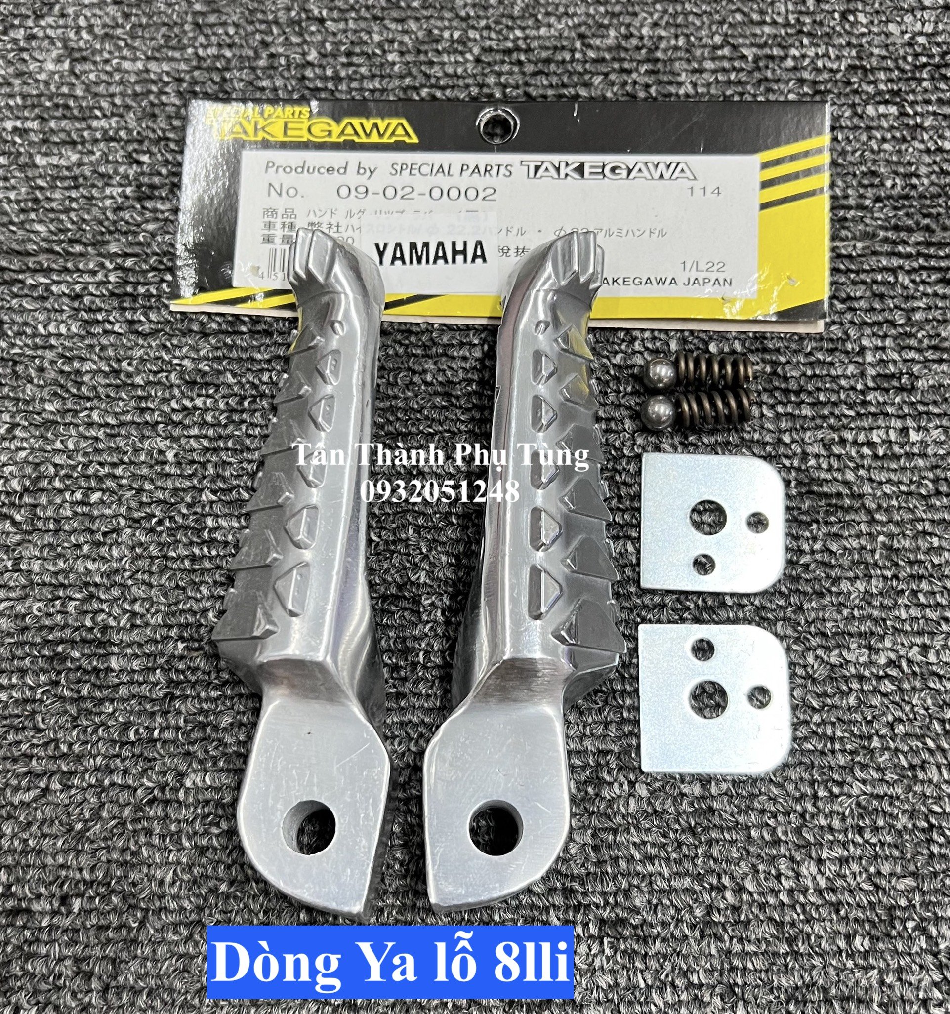 Gác chân nhôm Takegawa Yamaha, Honda-1cặp