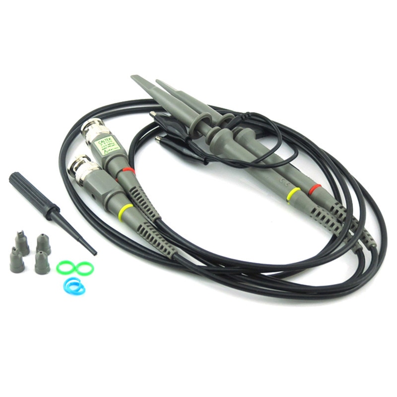 2Pcs Probe For Oscilloscope High Quality P6100 Oscilloscope Probe Oscilloscope Cord Portable Professional Oscilloscope Probe Kit