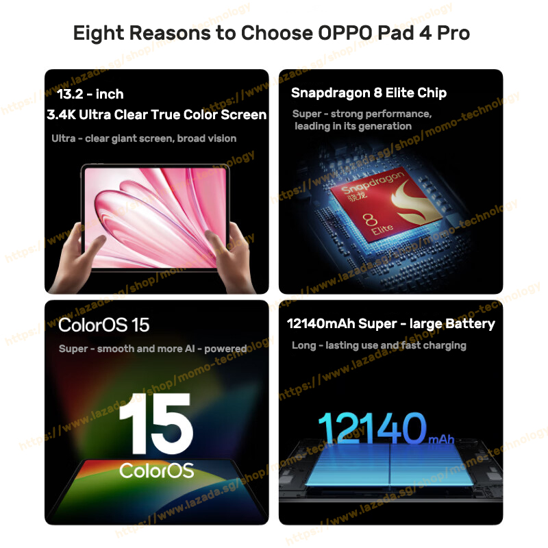 OPPO Pad 4 Pro Tablet|OPPO Pad|Snapdragon 8 Elite|13.2 inch 3.4K
