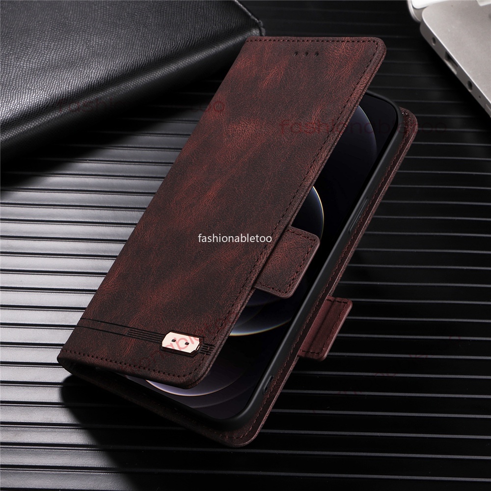Bằng da nắp gập Ốp điện thoại cho realme C51 realmec51 realme C53 realmec53 khung vỏ vỏ lưng chống sốc