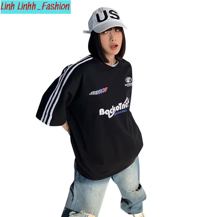 Áo Thun Nam Nữ Raglan Cotton Phối Line Unisex Màu Cotton In Linh Linhh_Fashion