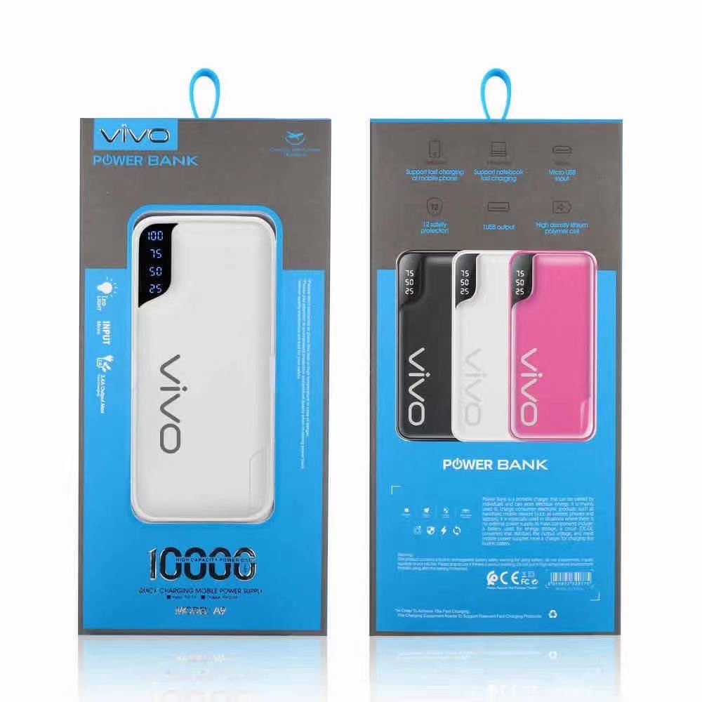 IN YOU Vivo Powerbank With LED Digital Display Flash A9 10000mAh