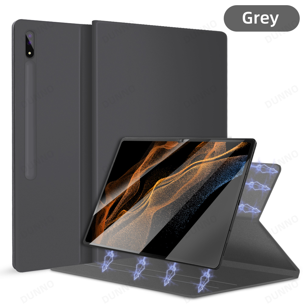 Magnetic Tablet Case For Samsung Galaxy Tab S6 Lite For S7/S8/S9 S7 FE S7 S8 Plus S8 S9 Ultra With Built-in Pencil Holder Cover. 