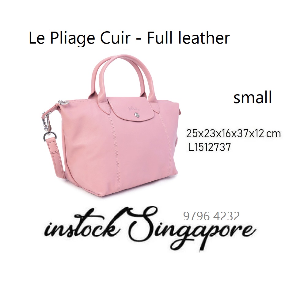 100% Authentic Longchamp LE PLIAGE cuir 