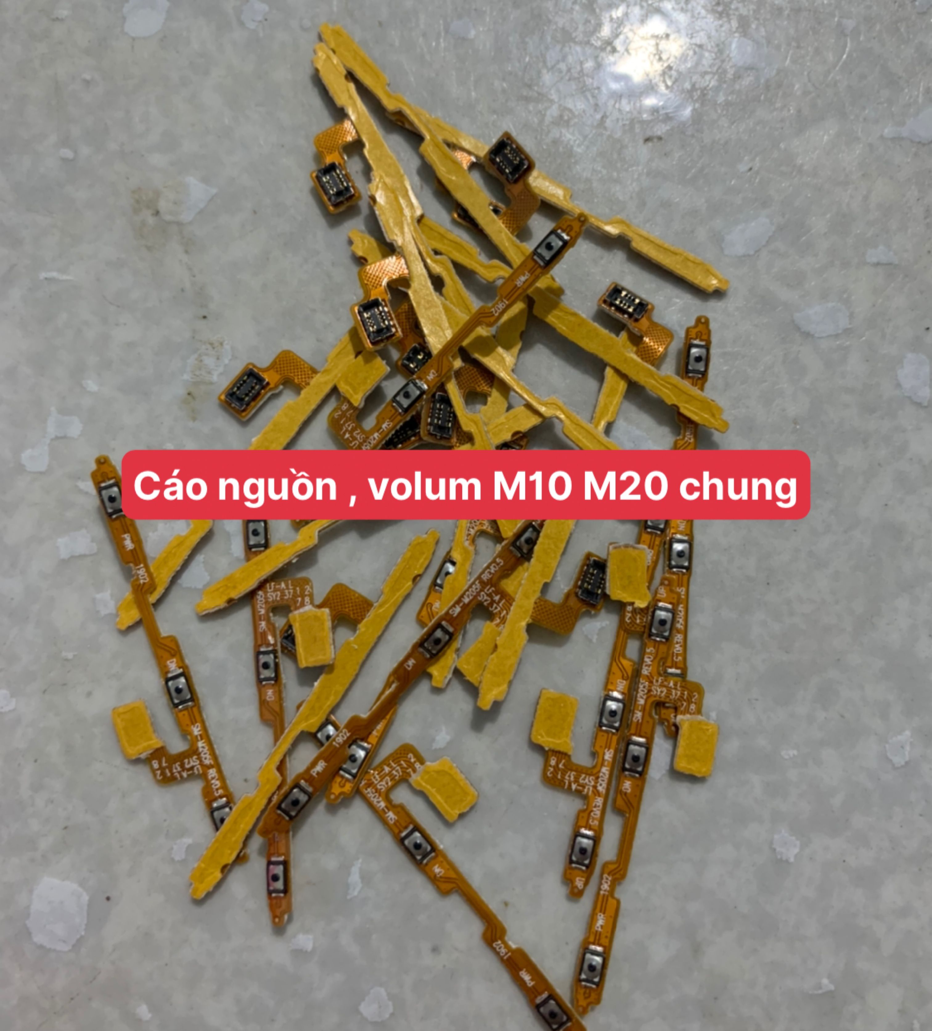 cáp nguồn liền âm lượng samsung A10 / M10 / M20