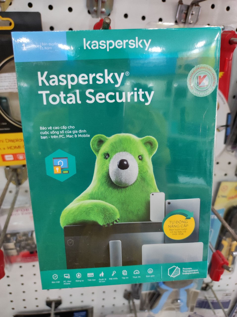 Phần mềm diệt virus  Kaspersky Total Security 1PC