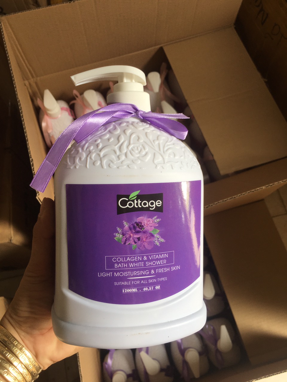 SỮA TẮM COTTAGE MẪU MỚI 1200ML