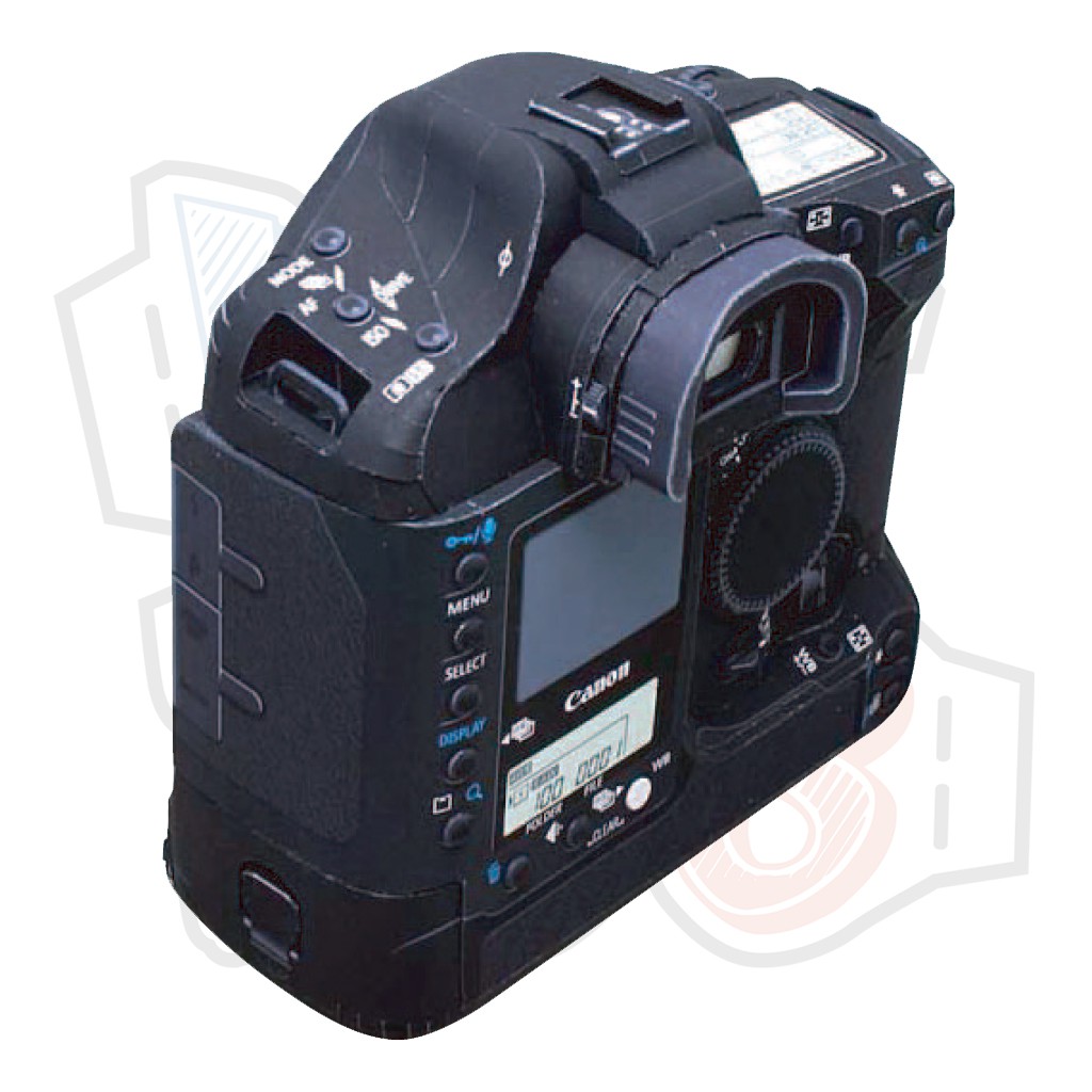 Mô hình giấy Máy ảnh Canon EOS-1Ds Mark II (tỉ lệ 1:1)