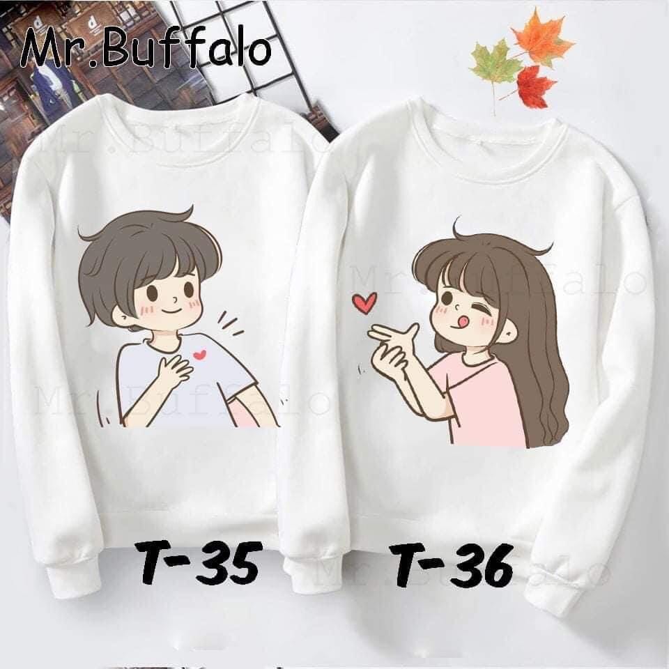 SÉT ÁO CẶP ĐÔI IN HÌNH SIÊU ĐẸP (KIỂU UNISEX)