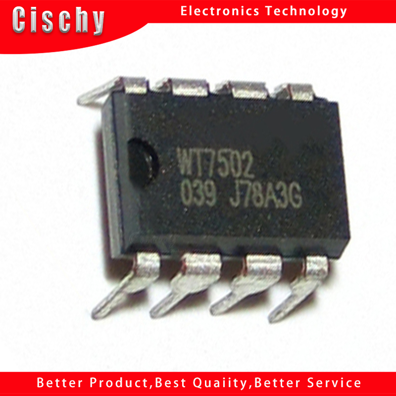 1pcs/lot original new wt7502 wt 7502 dip-8 in stock
