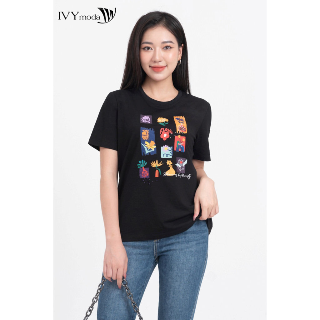Áo thun Flower IVY moda MS 57M8452