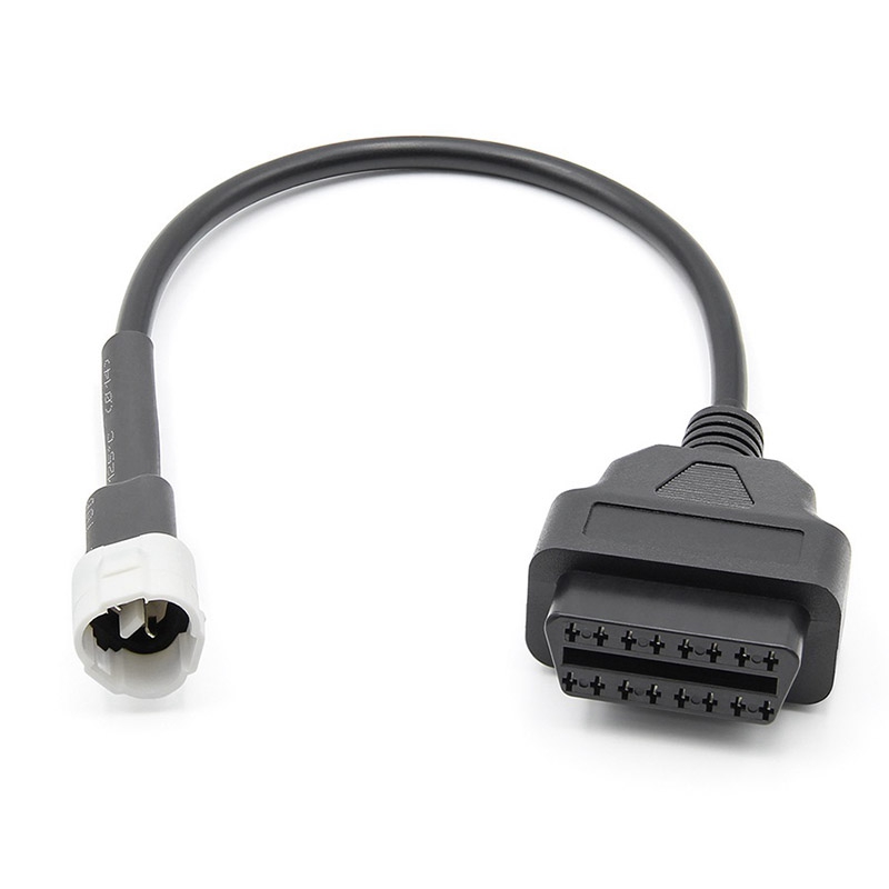 Obd motorcycle cable for yamaha 3 pin plug cable diagnostic cable 3pin to obd2 16 pin adapter