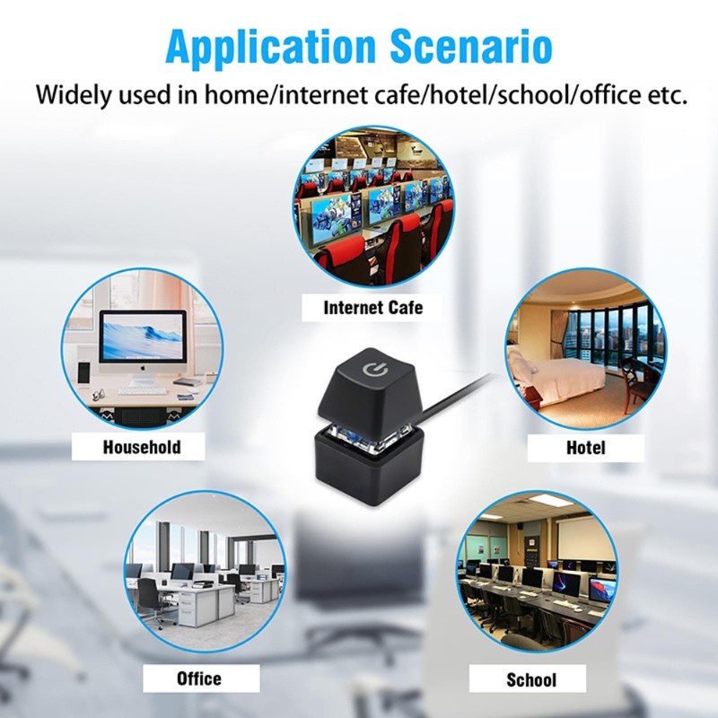 Chassis Control Button External Mechanical Button Desktop Chassis Host Computer Internet Cafe ...