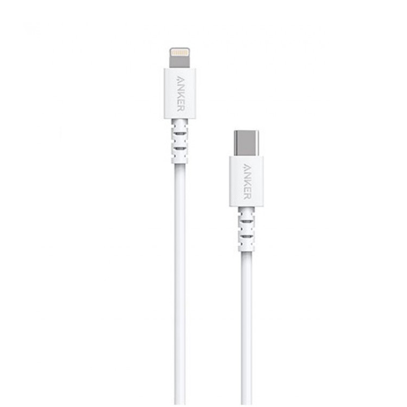 Cáp sạc nhanh iPhone / iPad PD ANKER A8613 Type C to Lightning Dài 1.8M