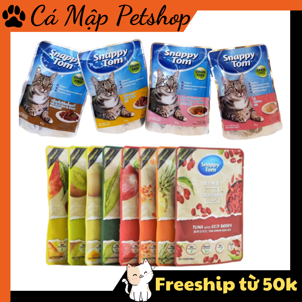 Pate cho mèo SnappyTom, Pate Snappy Tom cho mèo gói 85gr