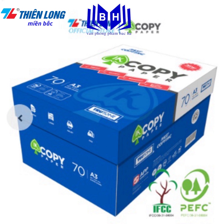 Ram giấy a3 70 gsm ik copy