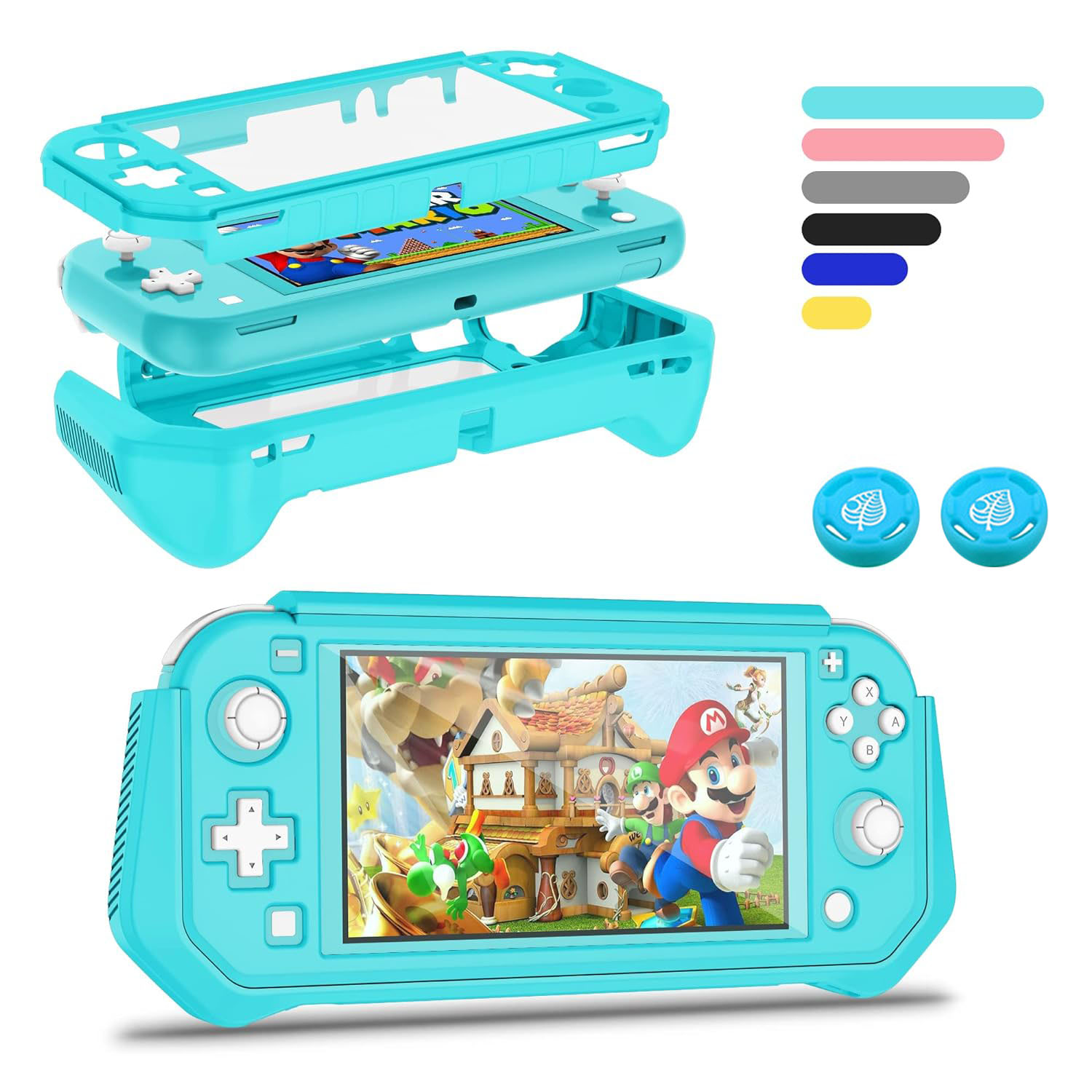 For Nintendo Switch Lite Case TPU Protective GripCase and Back Cover for Nintendo Switch Lite Console NSL Case