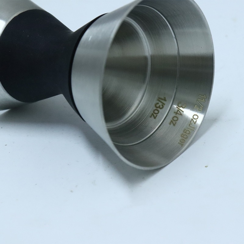 Oxo Jigger 30/45ml - Jigger inox 304 đai cao su 30/45ml  Dụng cụ bartender
