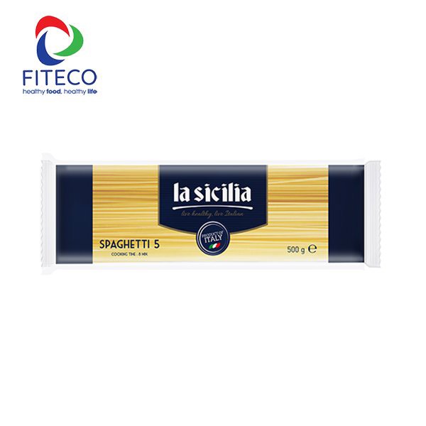 Mì sợi dài Spaghetti số 5 La sicilia (Ý) -500g