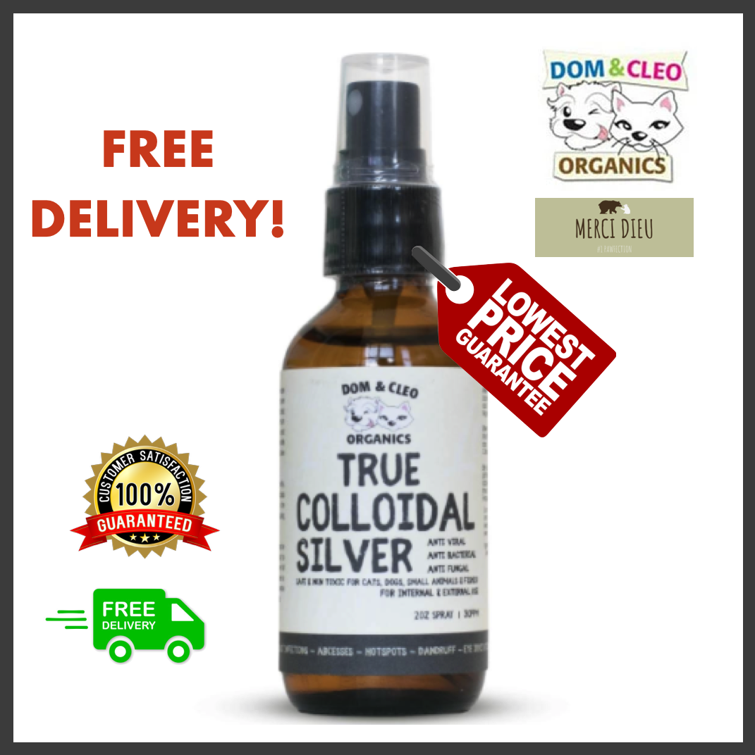 Dom Cleo True Colloidal Silver Spray 2oz Colloidal Spray For Dog And Cat Lazada Singapore