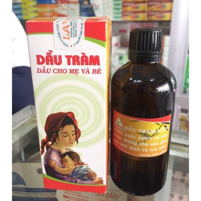 DẦU TRÀM LAVA 100ML cho mẹ và bé