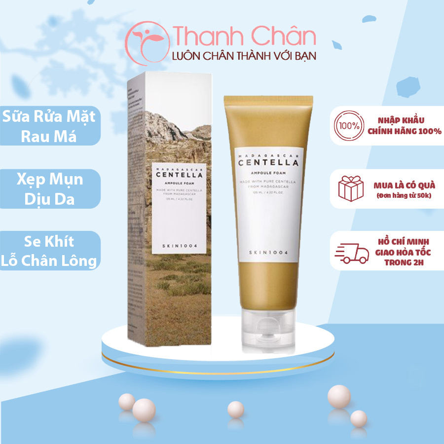Sữa Rữa Mặt  Skin1004 Madagascar Centella Ampoule Foam