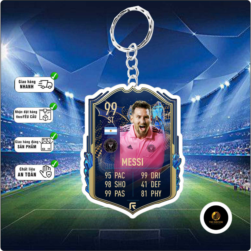 [BST] Móc Khóa Cầu Thủ MESSI
