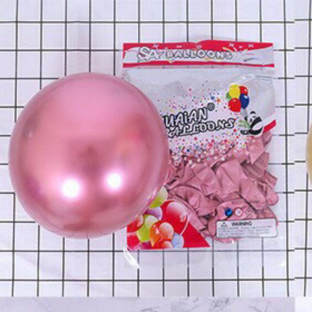 Set 50 bong bóng siêu nhũ 10 inch
