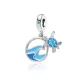 New 925 Silvering Cute Animal Kangaroo Cow Dog Pig Whale Cat Snail Sea Turtle Charm Beads Fit Original Pandora Diy Women Jewelry. 
