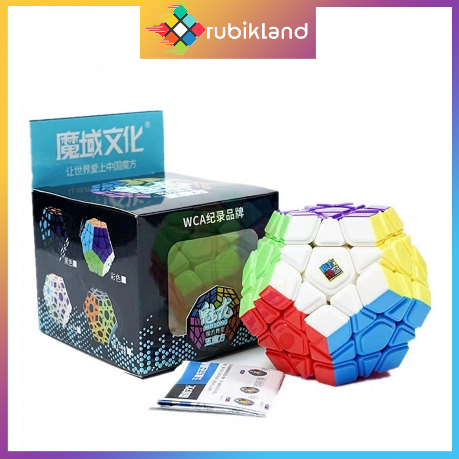 Rubik Megaminx Stickerless MoYu MeiLong MFJS Rubic 12 Mặt Đồ Chơi Trí Tuệ Trẻ Em