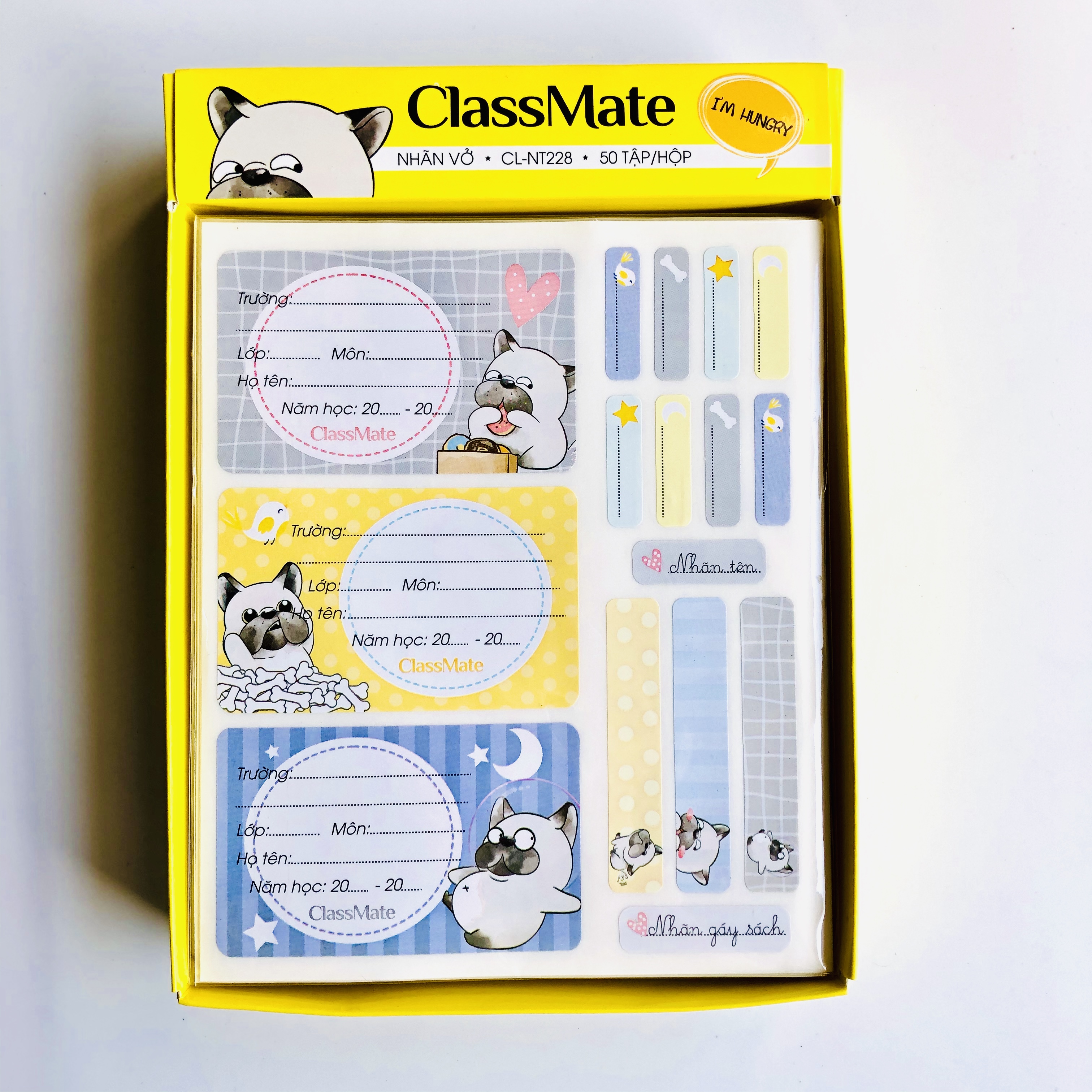 Nhãn vở classmate pets cl-nt228