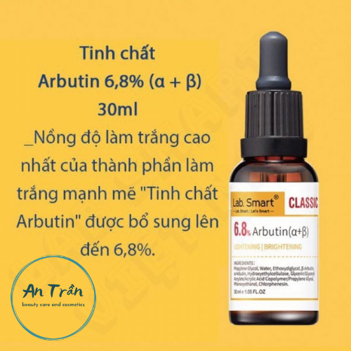 Tinh chất serum 6.8% ARBUTIN Dr.Hsieh Lab Smart (Phiên bản Vàng Classic)