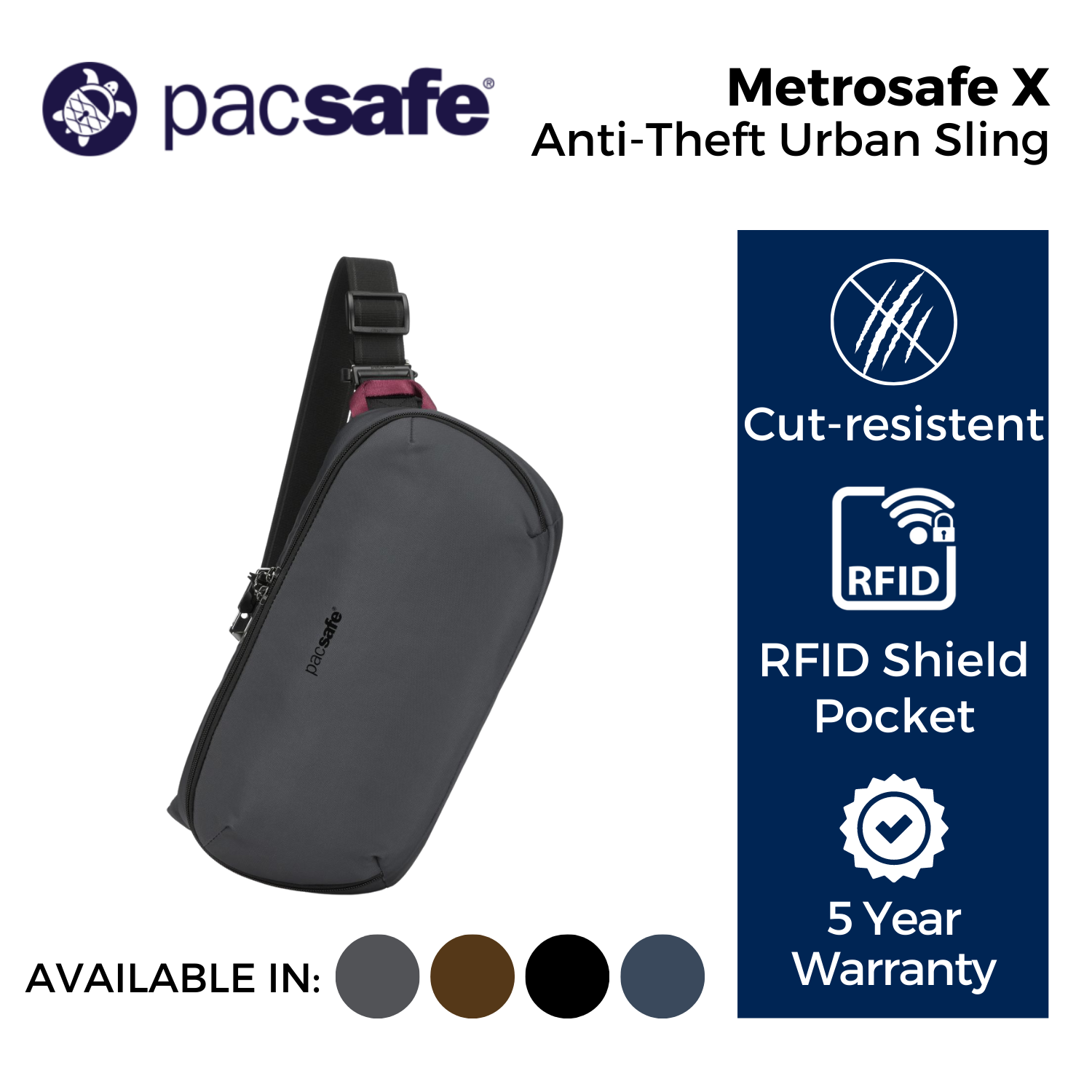 Pacsafe Metrosafe X Anti-Theft Urban Sling Lazada Singapore