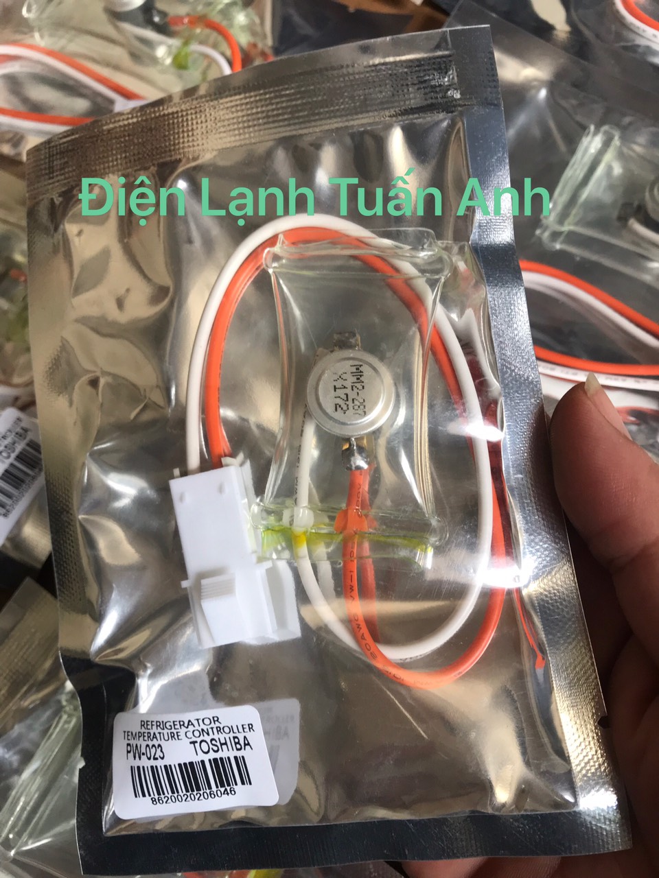 Combo Bộ Xả Đá Tủ Lạnh Toshiba (Sò Nóng +Sò Lạnh +Bóng Sấy+Đồng Hồ Thời Gian)