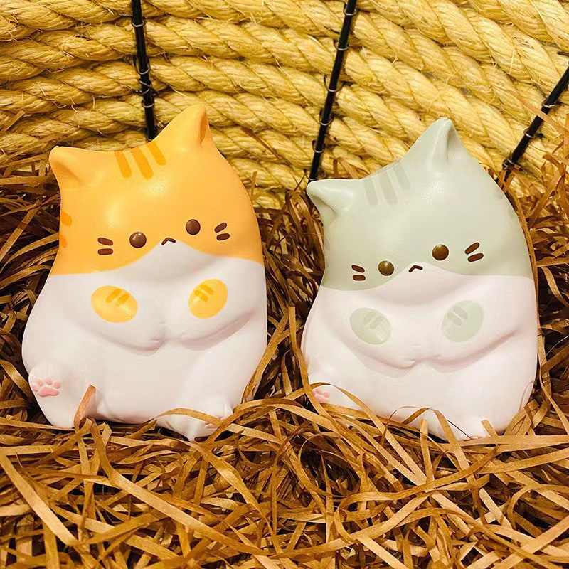 New Cat Stress Relief Squishy Toy PU Slow Rising Squeeze Antistress Ball Cartoon Table Ornaments Squishy Stress Reliever Toys. 