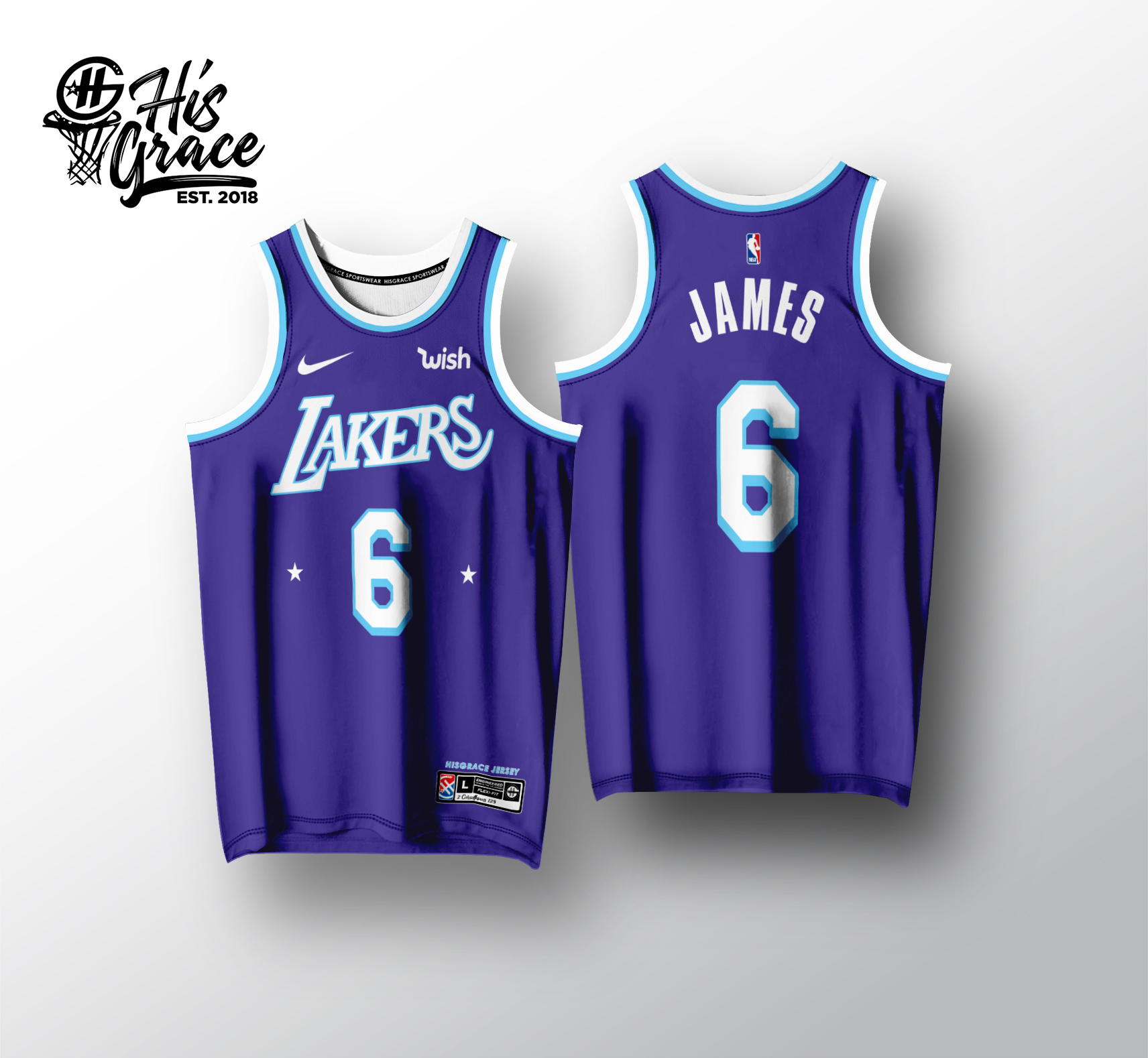 2022 LAKERS CITY EDITION x HG CONCEPT JERSEY