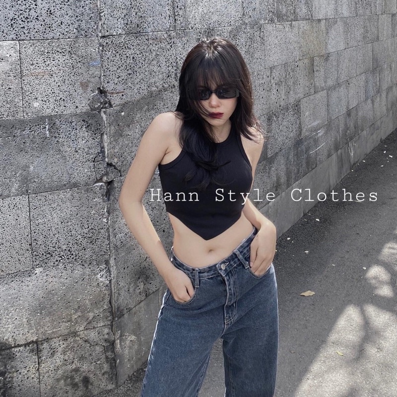 Áo ba lỗ, áo croptop vạt chéo mùa hè 2022