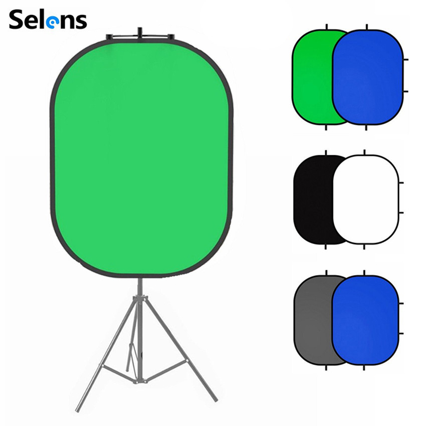 1x1.5m Collapsible Reflector 2 In 1 Popup Backdrop Reversible ...