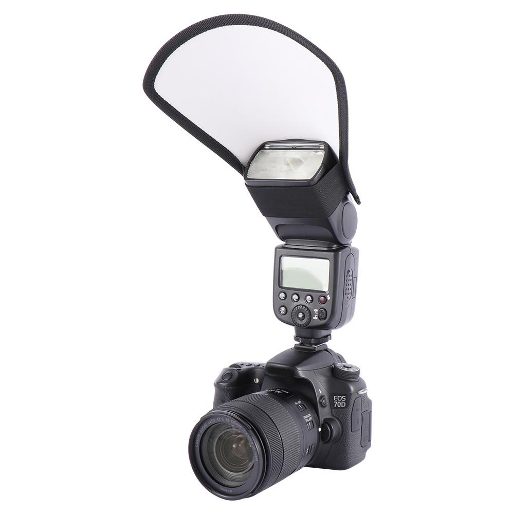 Dingdingj 2-in-1 nhiếp ảnh studio cho máy ảnh ánh sáng nhiếp ảnh hộp mềm đựng đèn flash phản xạ Đèn pin Helper Spotlight Tản sáng Flash