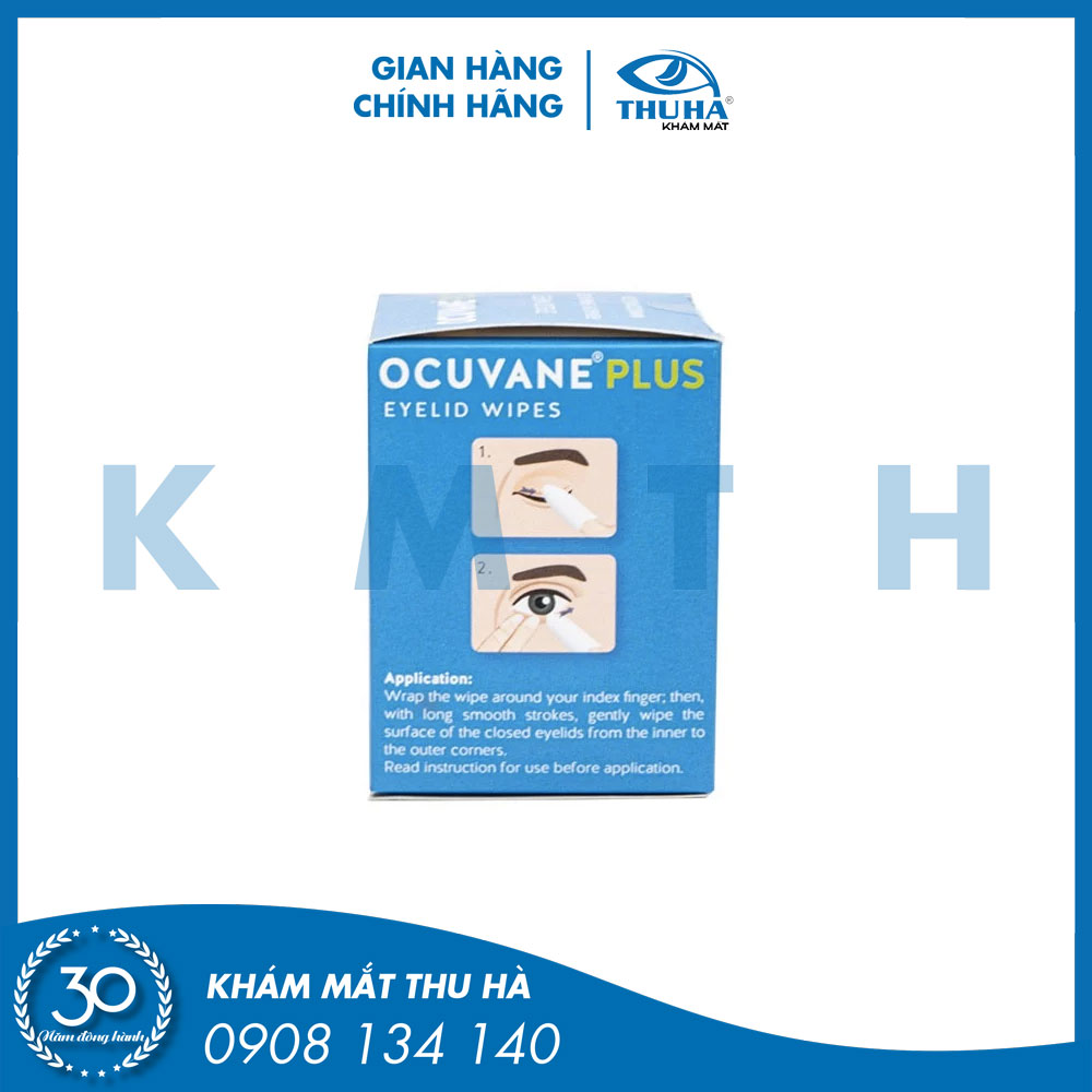 Miếng gạc lau mi mắt OCUVANE PLUS - Hungary