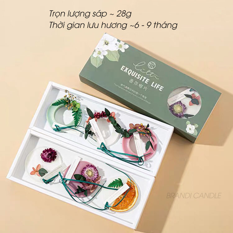 Set Sáp Thơm 3 Món Kèm Túi Xách Lịch Sự