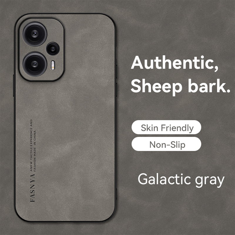 For Xiaomi Redmi Note 12 Turbo Case Redmi Note12Turbo TPU Soft Shockproof Matte Phone Casing Leather Texture Cover
