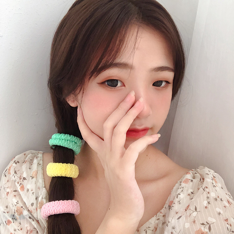 COMBO 03 CỘT TÓC MẮT ẾCH CUTE - CỘT TÓC TRƠN ÁNH DẠ QUANG